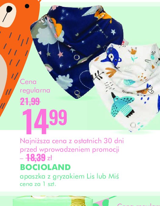 Apaszka mi艣 Bocioland promocja