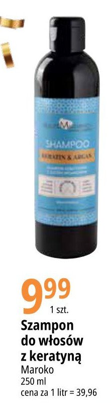 Szampon do w艂os贸w z keratyn膮 Beaute marrakech promocja