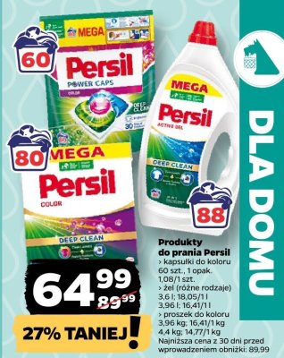Kapsułki do prania Persil Color promocja w Netto