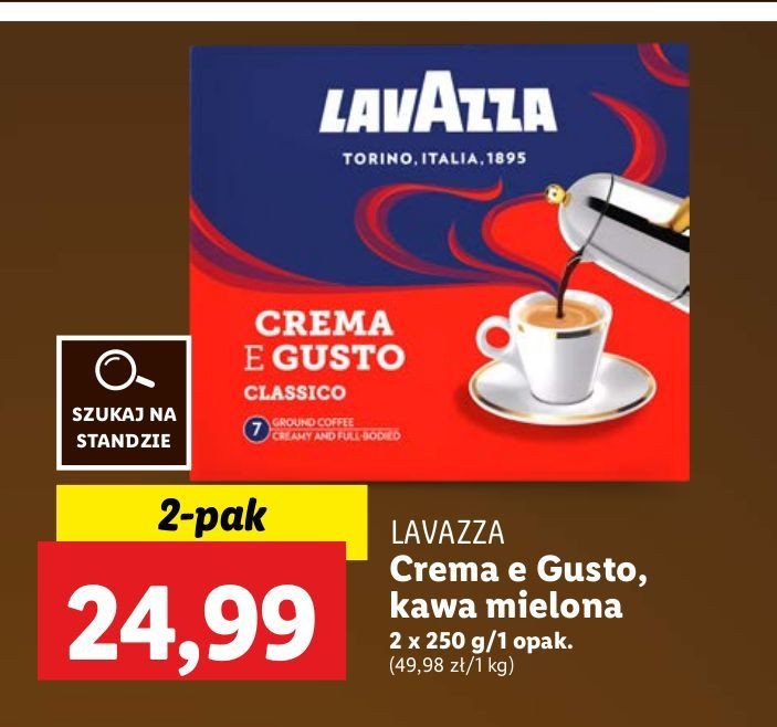 Kawa classico Lavazza crema & gusto promocja