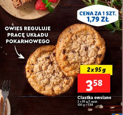 Ciastka owsiane promocja w Chorten