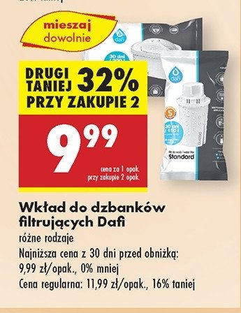 Wkład filtrujący unimax Dafi promocja w Biedronka