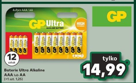 Baterie alkaliczne lr6/aa Gp ultra Gp baterie promocja