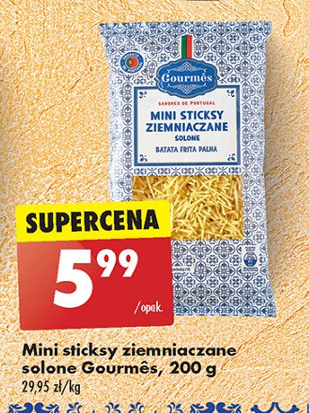 Mini sticksy ziemniaczane solone Gourmes promocja