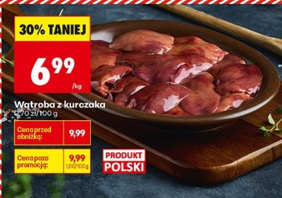 Wątroba z kurczaka promocja w Biedronka