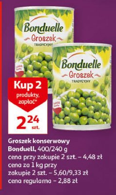 Groszek tradycyjny Bonduelle promocja