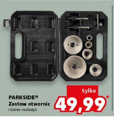 Zestaw otwornic do bimetalu Parkside promocja