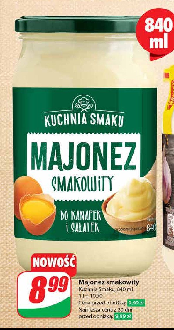 Majonez smakowity Kuchnia smaku promocja w Dino