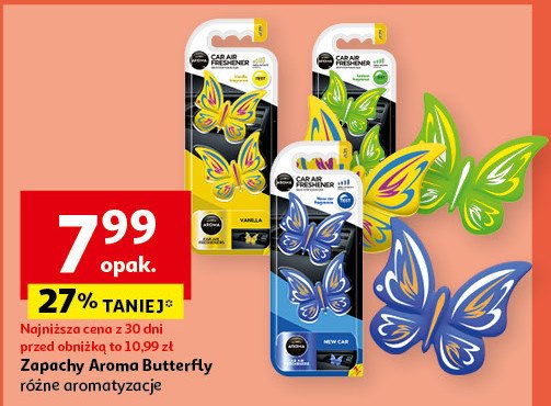 Zapach do auta lemon Aroma car butterfly promocja