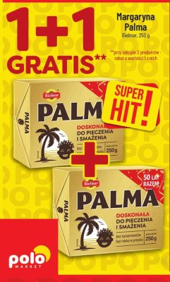 Margaryna Palma 1+1 gratis promocja w POLOmarket