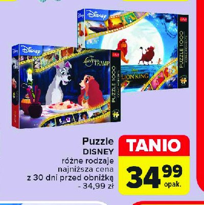 Puzzle 1000 el.  zakochany kundel Trefl promocja