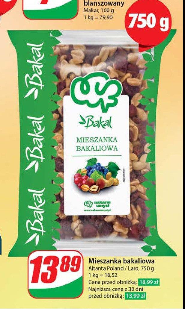 Mieszanka bakaliowa promocja