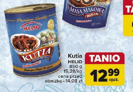 Kutia pełna bakalii Helio promocja w Carrefour