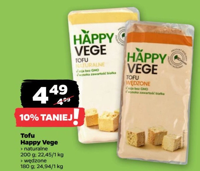 Tofu wędzone promocja w Netto