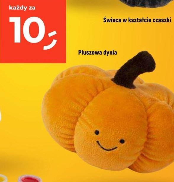 Dynia pluszak halloween promocja