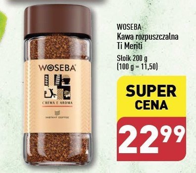 Kawa Woseba ti meriti crema e aroma promocja