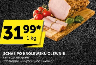 Schab po królewsku Olewnik promocja w Groszek