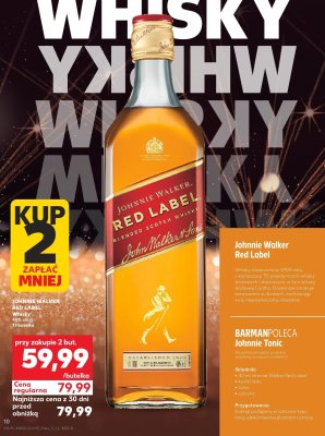 Whisky Red Label promocja w Kaufland