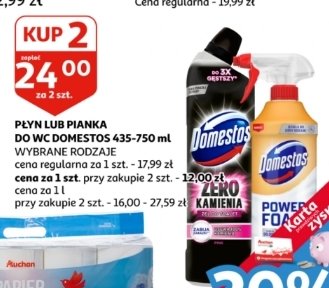 Spray do czyszczenia citrus blast Domestos power foam promocja