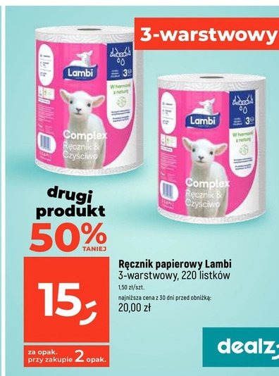 Ręcznik papierowy complex Lambi promocja