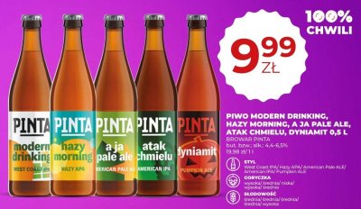 Piwo Pinta promocja w Du偶y Ben