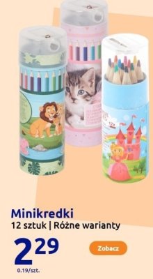 Minikredki 12 sztuk Różne warianty promocja w Action