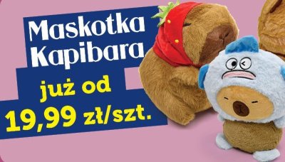 Maskotka Kapibara promocja w TOPAZ