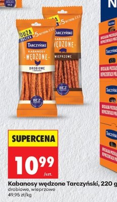 Kabanos wędzone wieprzowe 220g promocja w Biedronka
