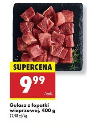 Gulasz z łopatki wieprzowej Kraina mięs promocja
