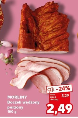 Boczek wędzony parzony MORLINY promocja w Kaufland