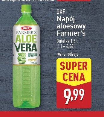 Napój aloesowy Okf promocja w Aldi