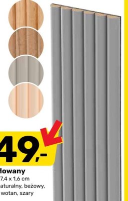 Panel ryflowany Bricomarche promocja w Bricomarche