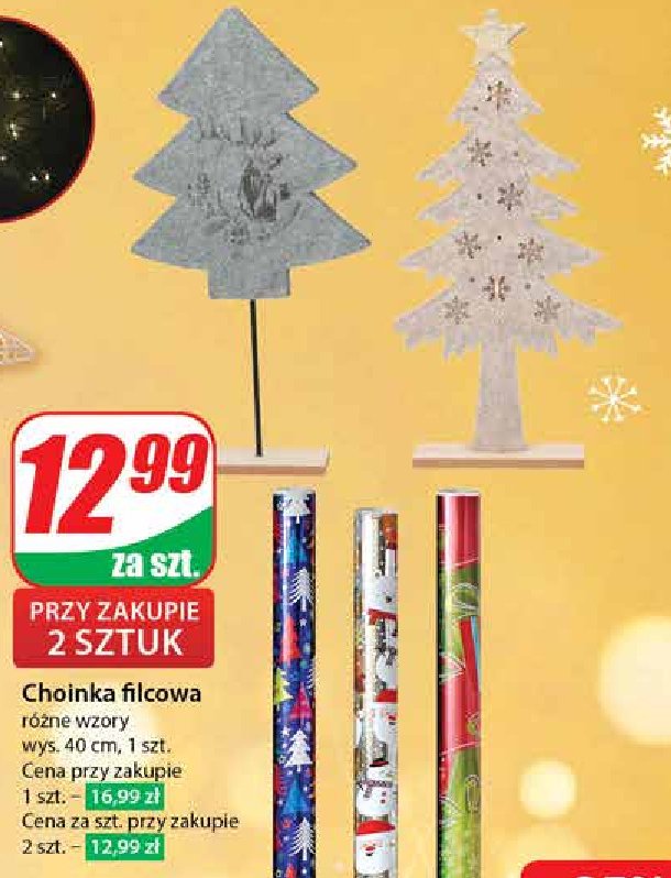 Choinka filcowa 40 cm promocja