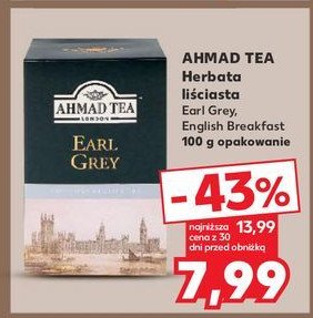 Herbata liściasta Ahmad tea london earl grey promocja