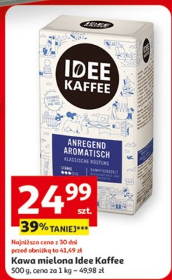 Kawa mielona Idee Kaffee 500g promocja w Auchan
