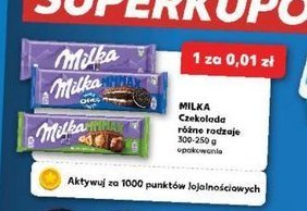 Czekolada Milka alpenmilch promocja