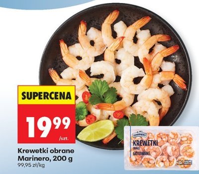Krewetki obrane, 200 g promocja w Biedronka