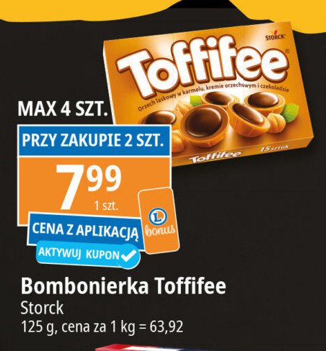 Bombonierka Toffifee promocja w Leclerc