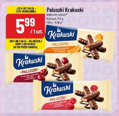 Paluszki Krakuski wybrane rodzaje promocja w POLOmarket