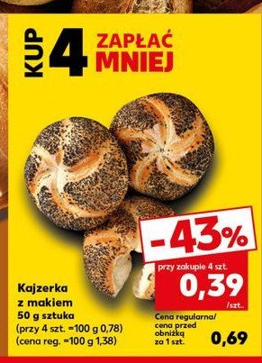 Kajzerka z makiem promocja