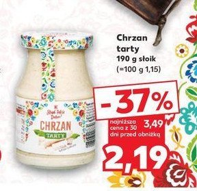 Chrzan tarty K-classic stąd takie dobre! promocja