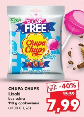 Lizaki CHUPA CHUPS SUGAR FREE promocja