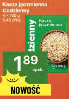 Kasza jęczmienna Codzienny promocja w Delikatesy Centrum