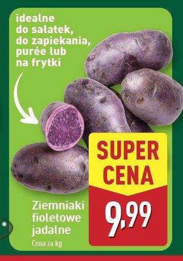 Ziemniak fioletowy promocja w Aldi