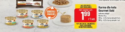 Karma dla kota Gourmet Gold promocja w POLOmarket