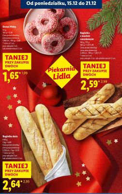 Bagietka duża promocja w Lidl