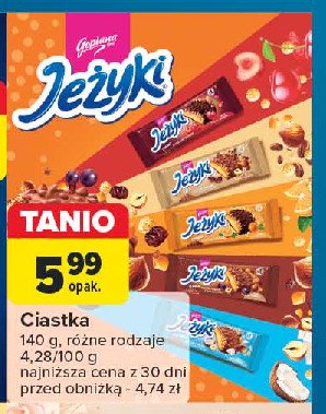 Ciastka coffee Jeżyki promocja