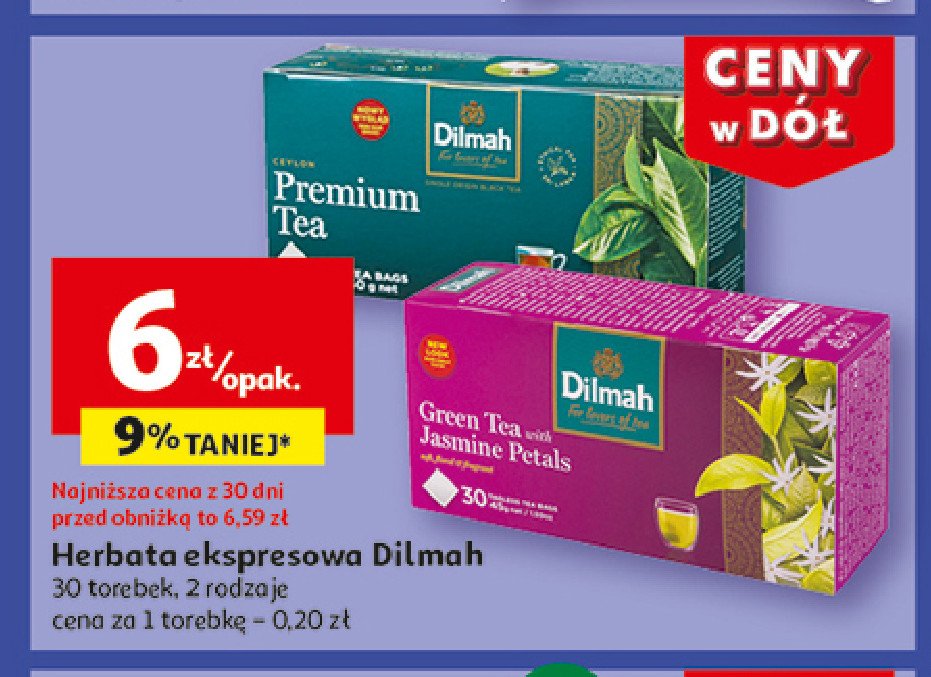 Herbata jasmine Dilmah green tea promocja