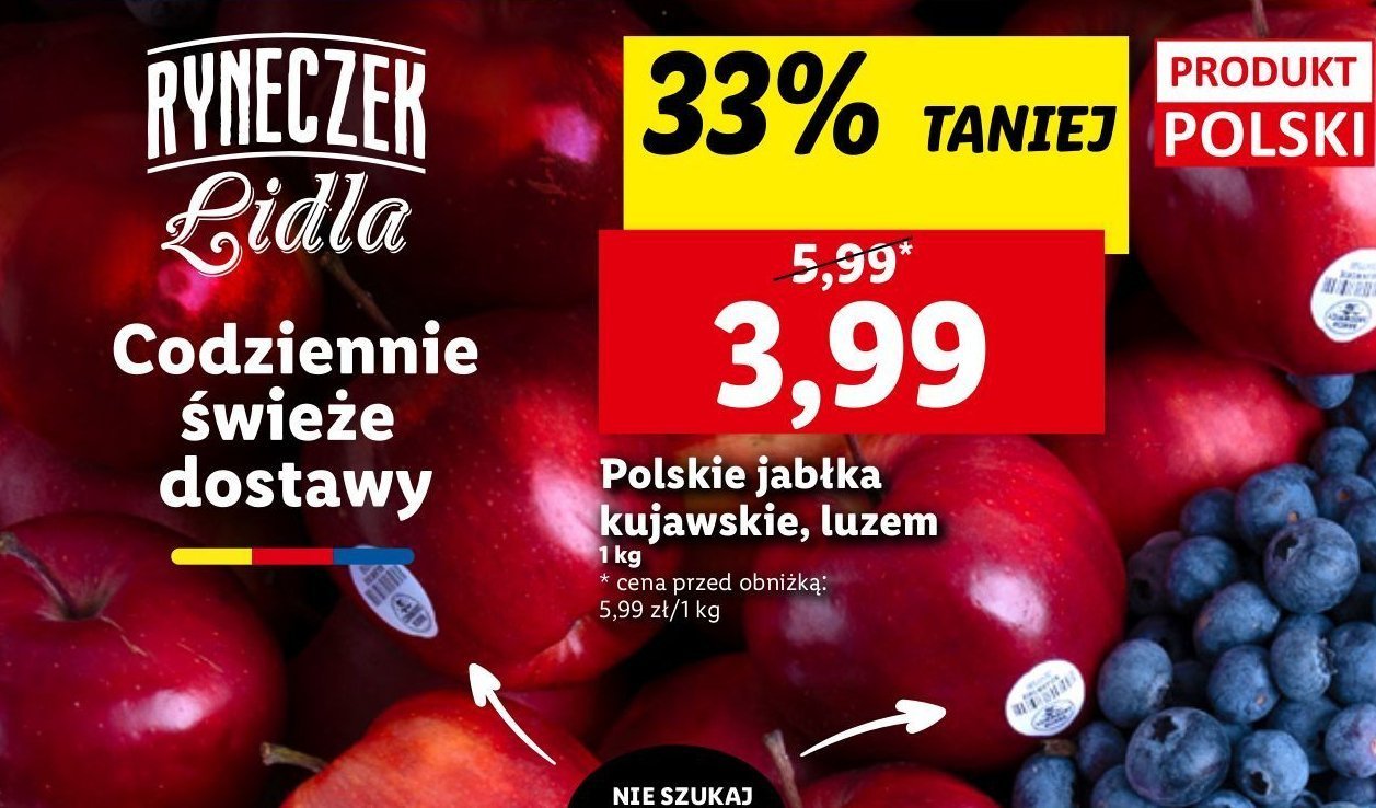 Jabłka kujawskie promocja