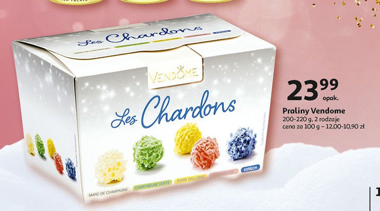 Praliny les chardons Vendome promocja